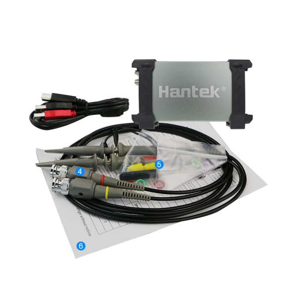 Hantek6022BE 20MHz USB 2 Channel Oscilloscope Use for Pc and Laptop
