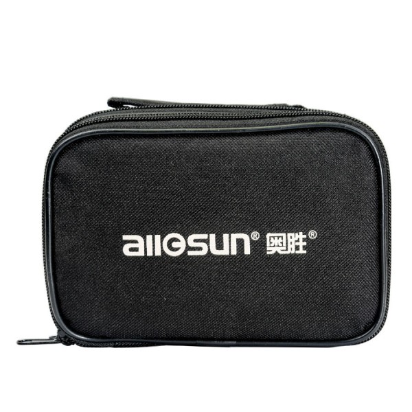 All-sun LCD Backlight EM125 25MHz 100MSa/s Digital 2 in1 Handheld Portable Oscilloscope+Multimeter Single Channel Waveform USB 