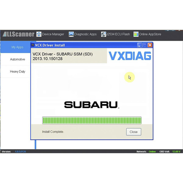 V2018.10 SUBARU SSM-III Software Update Package For VXDIAG Multi Diagnostic Tool