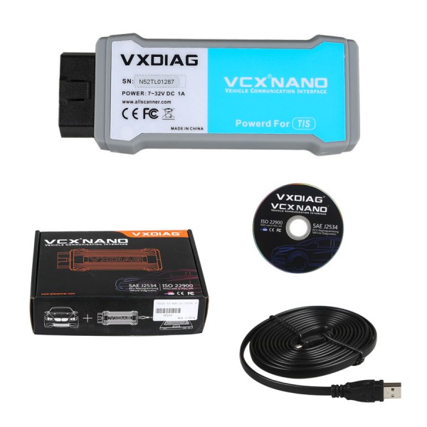 VXDIAG VCX NANO for TOYOTA TIS Techstream V14 Diagnostic Tool