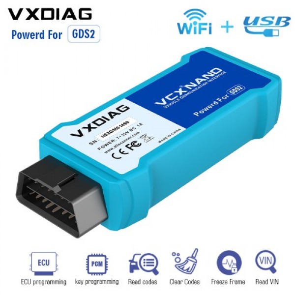 VXDIAG VCX NANO for GM/Opel  GDS2 and Tech2Win Diagnostic Tool with Wifi