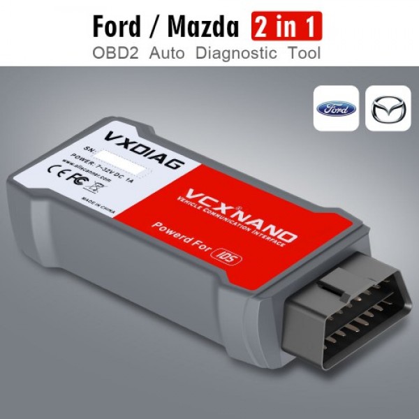 VXDIAG VCX NANO for Ford/Mazda 2 in 1 with IDS V124