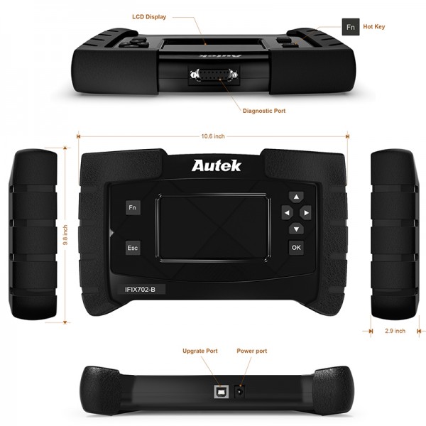 Autek IFIX704 All System Automotive Scanner for GM Ford Chrysler Toyota Lexus SAS,DPF Car Diagnostic Engine 