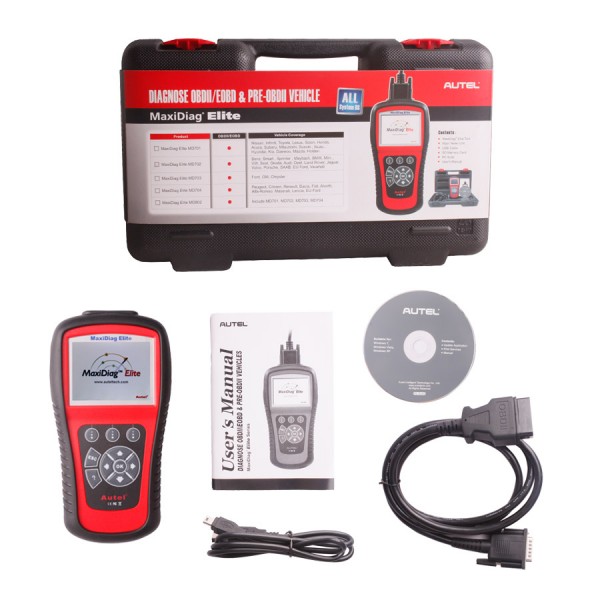 Autel Maxidiag Elite MD702 With Data Stream Function Europen Vehicles For All System