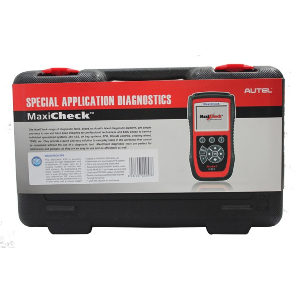 Autel MaxiCheck-EPB Brake Pads Replacement And Recalibration Clears EPB/SBC Trouble Codes