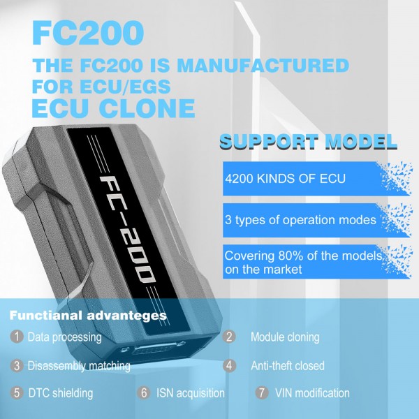 CG FC200 ECU Programmer Full Version FC-200 Upgrade of AT200