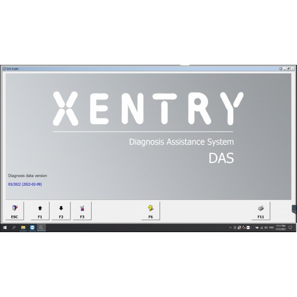 V2022.03 Xentry DAS Win10 HDD Software with HHT Vediamo and DTS Manoco for SD Connect C4 C5