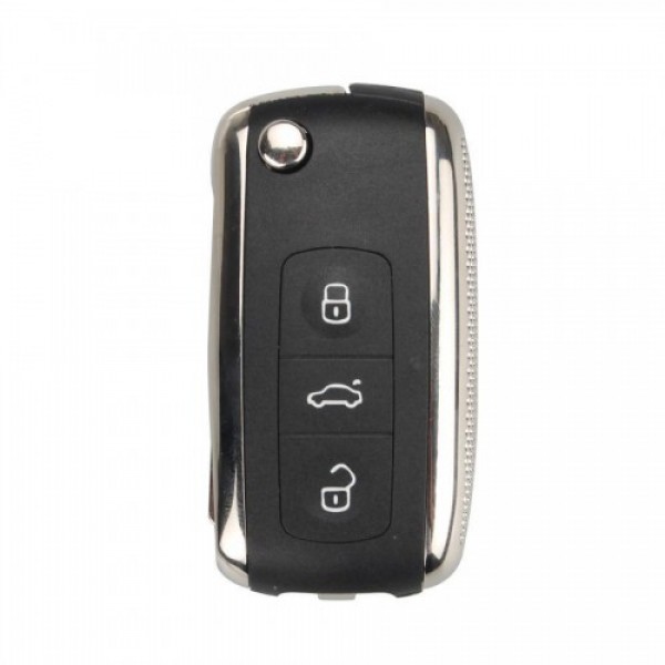 Modified Flip Remote Key Shell 3 Button for VW Seat 5pcs/lot