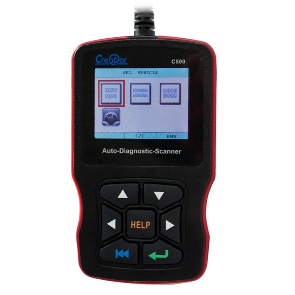  Creator C500 Auto Diagnostic Scanner for OBDII / EOBD / BMW/ Honda/ Acura