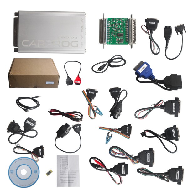 Carprog Full V13.77 Firmware Software V10.93 Online Version with All 21 Adapters Full Authorization