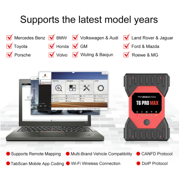 Eucleia Tabscan T6PRO MAX 13-in-1 Diagnostic And Programming Tool Full Set With 2TB SSD And Laptop Ready To Use