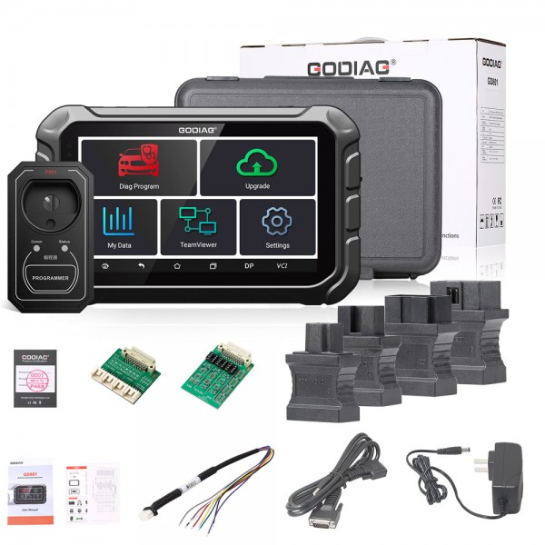 GODIAG GD801 Key Programmer Support Mileage Correction ABS EPB TPMS EEPROM Free Update Online