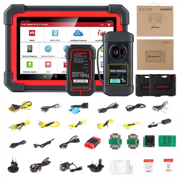 Launch X431 IMMO Elite Key Programmer with 39 Reset Service