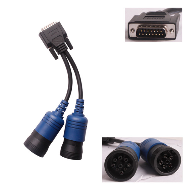 PN 405048 6- and 9-pin Y Deutsch Cummins Adapter for XTruck USB Link Diesel Truck Diagnose Interface and VXSCAN V90