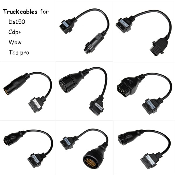Truck Cables For Tcs CDP Pro/Multidiag Pro CDP Plus 3 In 1