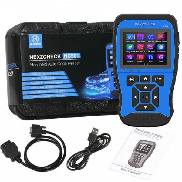 NexzCheck NC501 OBD2 & EOBD Scanner for Universal Vehicles
