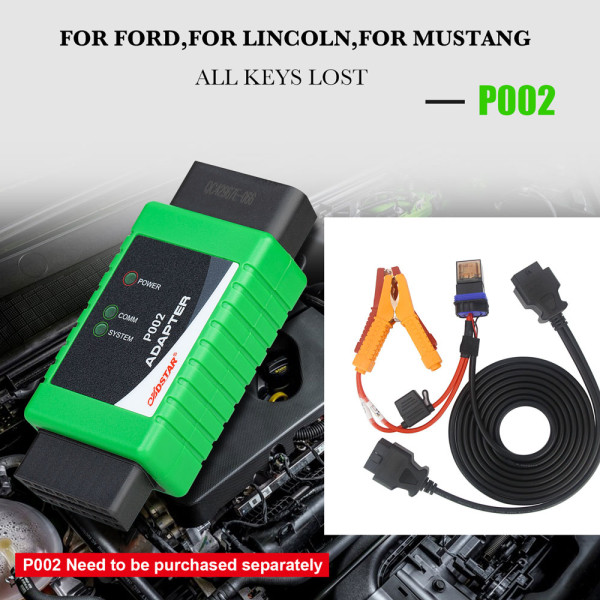 Ford All Key Lost Cable for FORD /LINCOLN / MUSTANG Works with OBDSTAR X300DP / G3 Ford All Key Lost Cable for FORD /LINCOLN / MUSTANG Works with OBDSTAR X300DP / G3