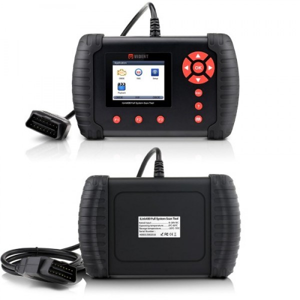 VIDENT iLink400 Full System Scan Tool Single Make Support ABS/SRS/EPB//DPF