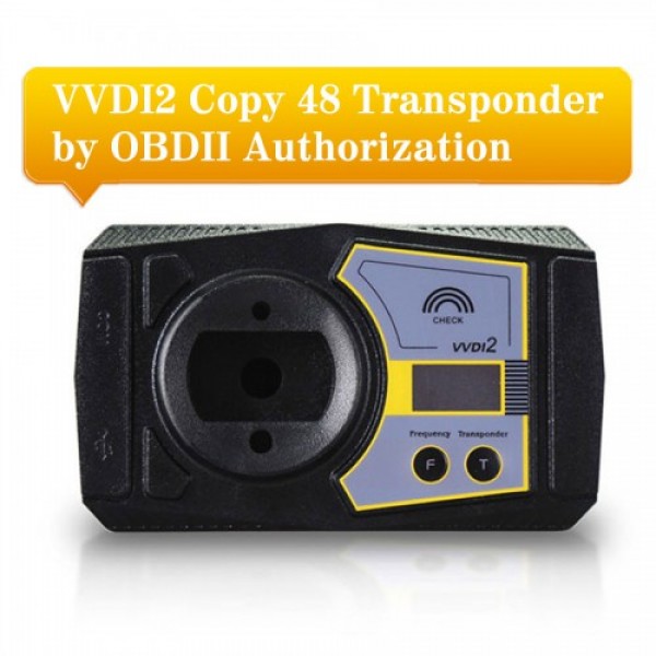 VVDI2 Copy 48 Transponder by OBDII Function Authorization Service