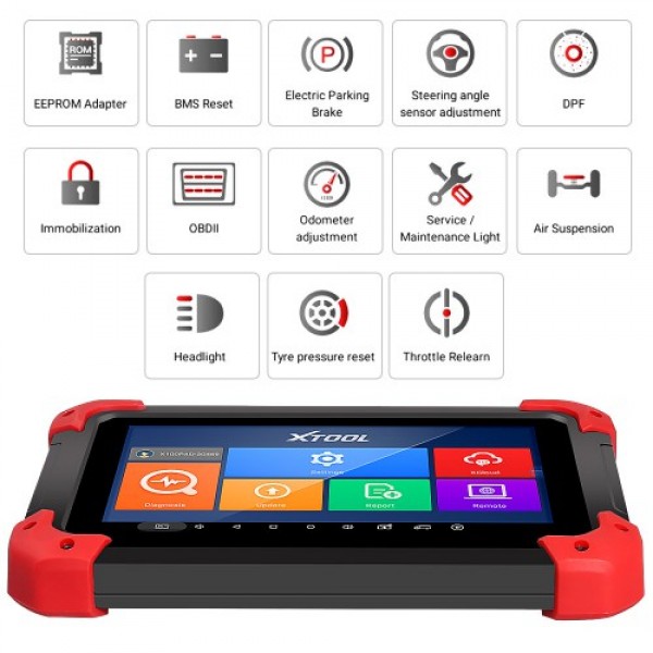 XTOOL X100 PAD Key Programmer With Oil Rest Tool