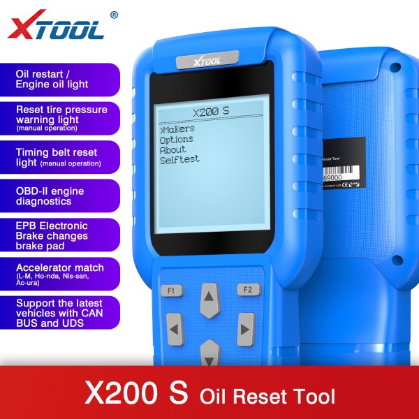 XTOOL X-200S X200S Oil Reset Tool