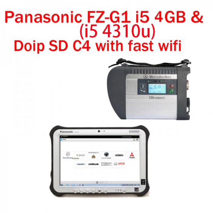 formule huiswerk maken spectrum DOIP SD C4 PLUS SD connect c4 Plus Panasonic FZ-G1 Tablet for BENZ Trucks  and Cars