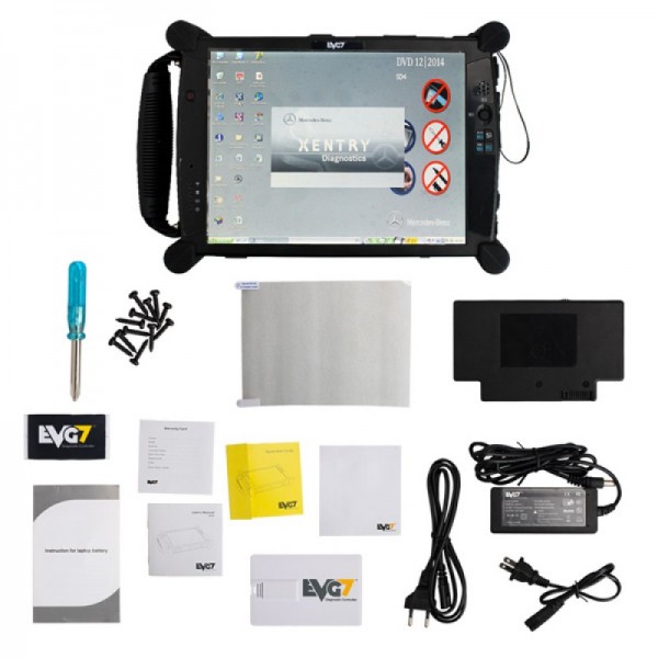EVG7 tablet with DOIP SD Connect C4 Star Diagnosis 2022.03 HDD Software For Benz