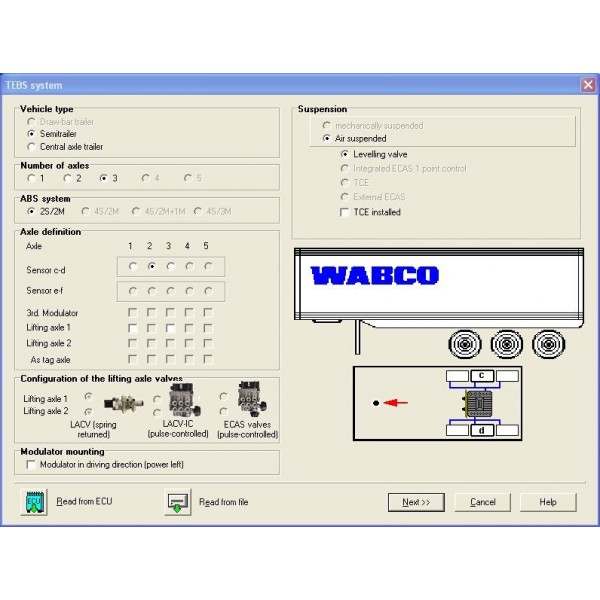 WABCO Truck Diagnostic Kit WDI Scanner with All System