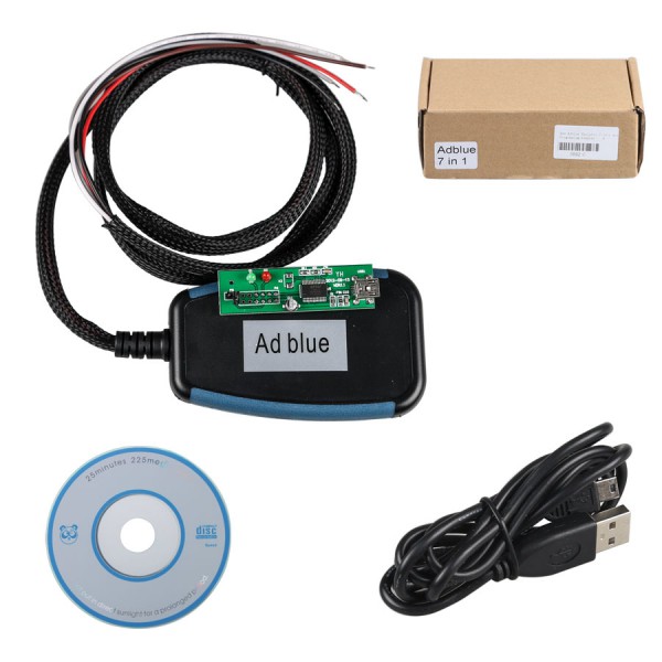 Adblueobd2 Emulator 7In1 With Programming Adapter High Quality with Disable Adblueobd2 System