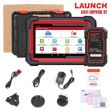 LAUNCH X431 CRP919E BT Car Diagnostic Tool with DBScar VII Bluetooth Support CAN FD DoIP ECU Coding Active Test 31+ Reset Services 2 Years Free Update EU/UK Version