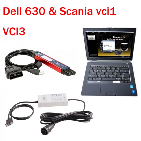 Scania VCI1 and VCI3 with Dell D630 Laptop work for old and new Scania ready to use